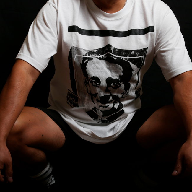 Polera Soy de Arellano colo-colo